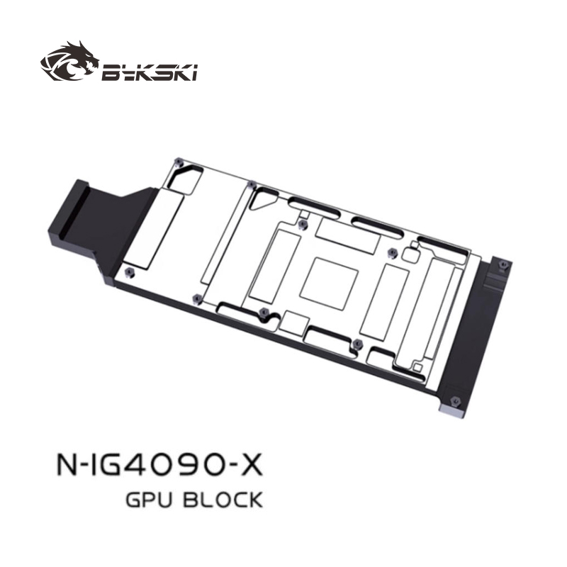 Rtx 4090 Water Block - Bykski N-IG4090-X GPU-waterblok voor kleurrijke iGame
