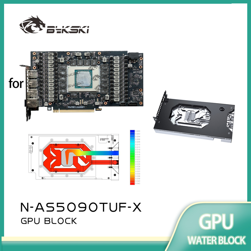 Rtx 5090 32Gb - Bykski N-AS5090TUF-X GPU-waterblok Gebruik voor ASUS