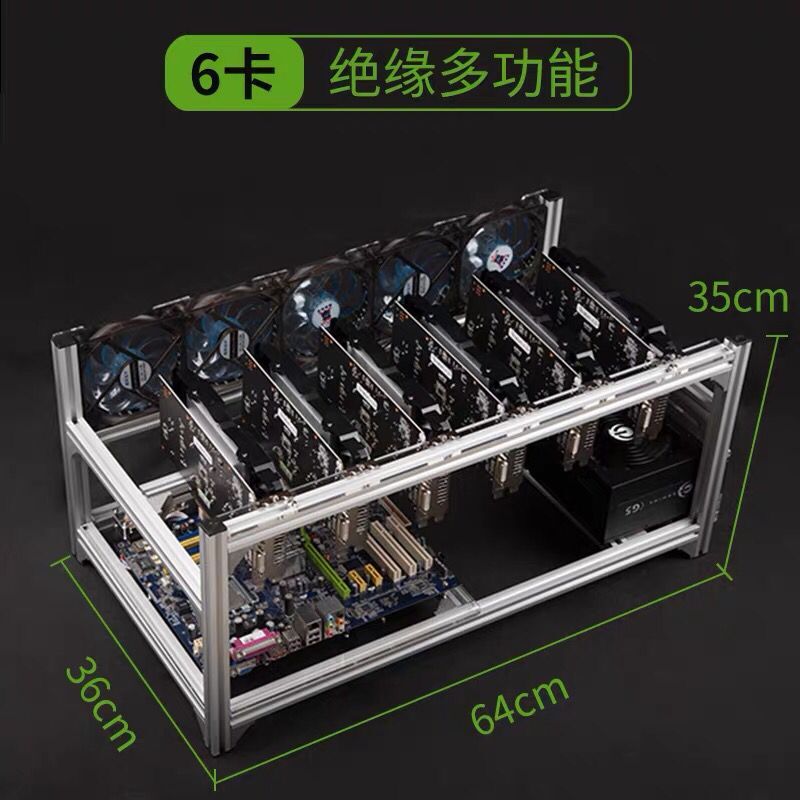 Gpu Mining Rig Frame 8 Gpu - 6 8 12 19 GPU Mijnwerker