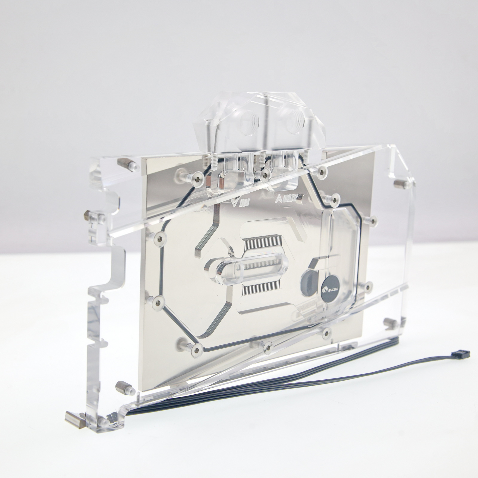 Rtx 4090 Water Block - Bykski Full Cover RGB GPU-blokkoeler voor