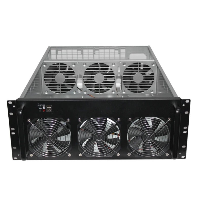 Server Gpu Chassis 4U - 4U 6 GPU behuizing, 8 GPU