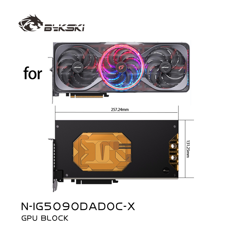 Rtx 5090 32Gb - Bykski GPU Blok voor Kleurrijke IGame