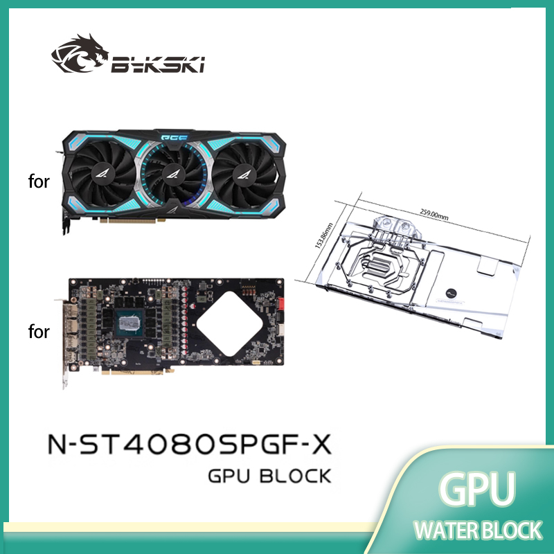 Rtx 4080 Super 16Gb - Bykski GPU Blok voor Zotac GeForce