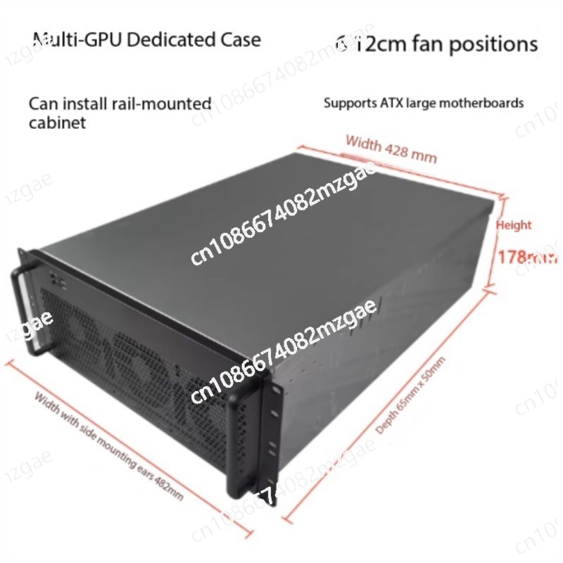 Server Gpu Chassis 4U - 4U multi-grafische kaart chassis 6/8 grafische