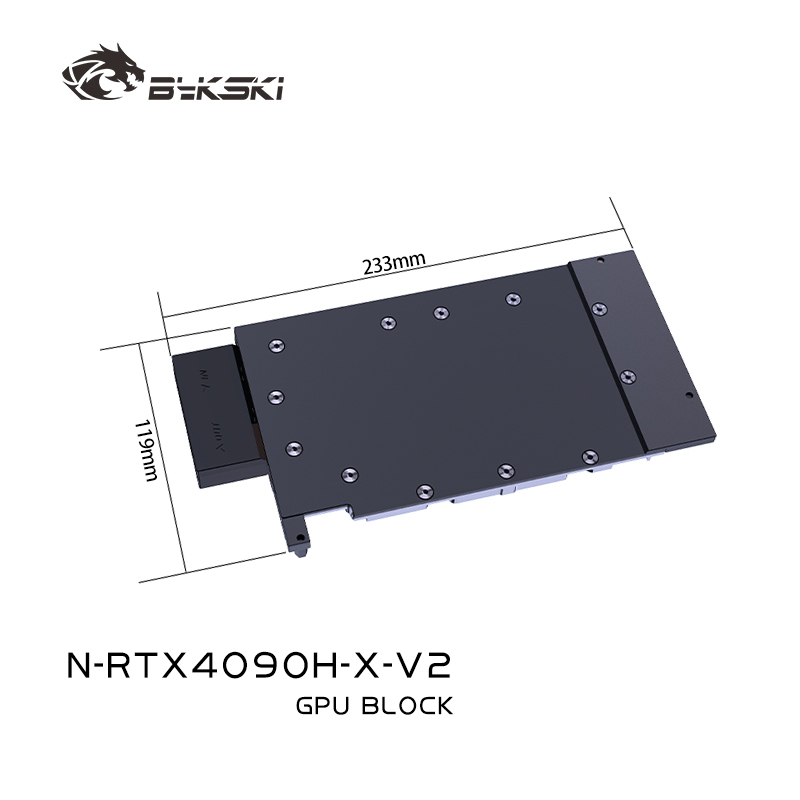 Rtx 4090 Water Block - Bykski GPU-blok voor NVIDIA RTX 4090