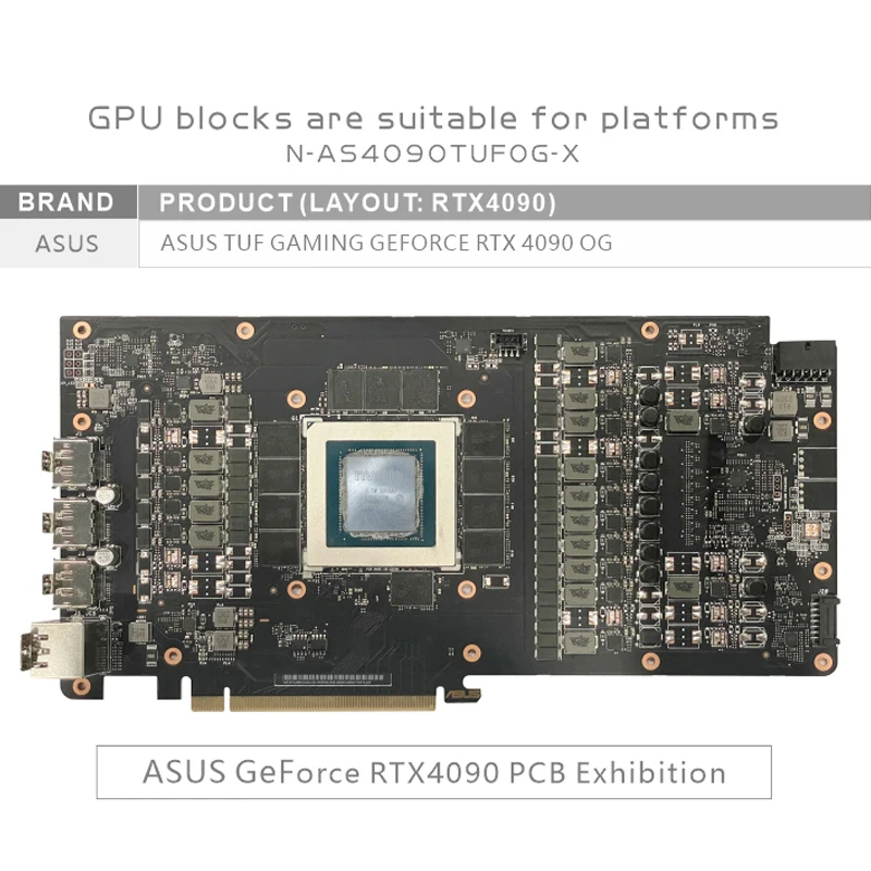 Bykski GPU Blok Gebruik voor A - Rtx 4090 Water Block recensie en prijs