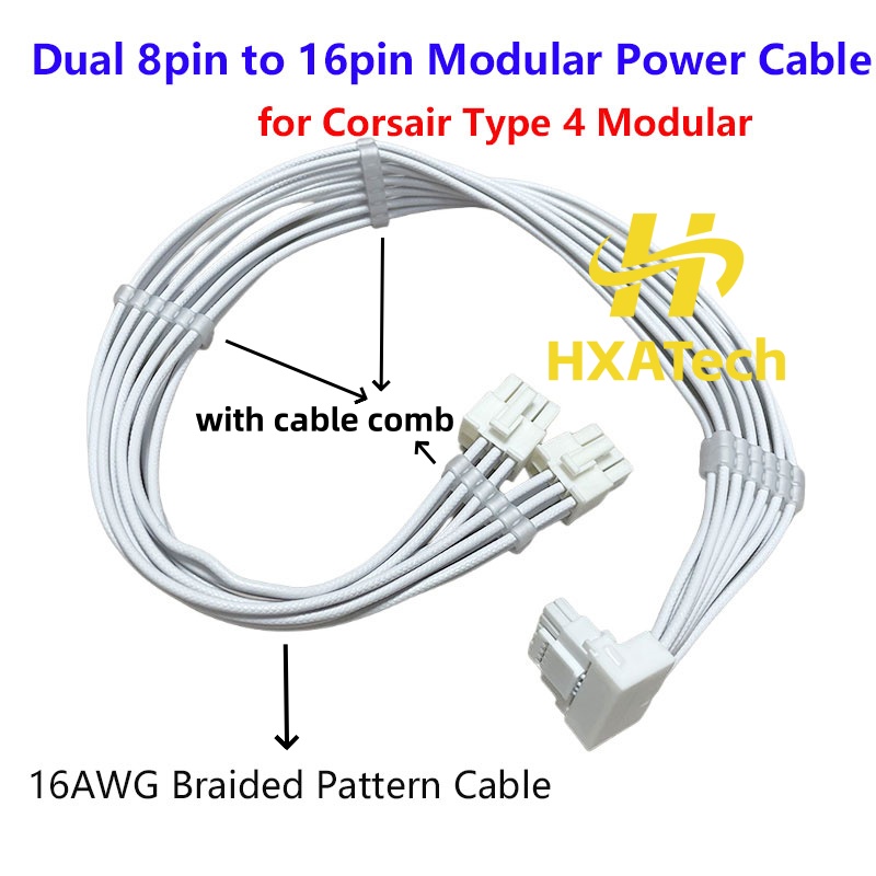 Hoge kwaliteit 16AWG gevlochte - Dual 8Pin To 16Pin 12Vhpwr Cable recensie en prijs