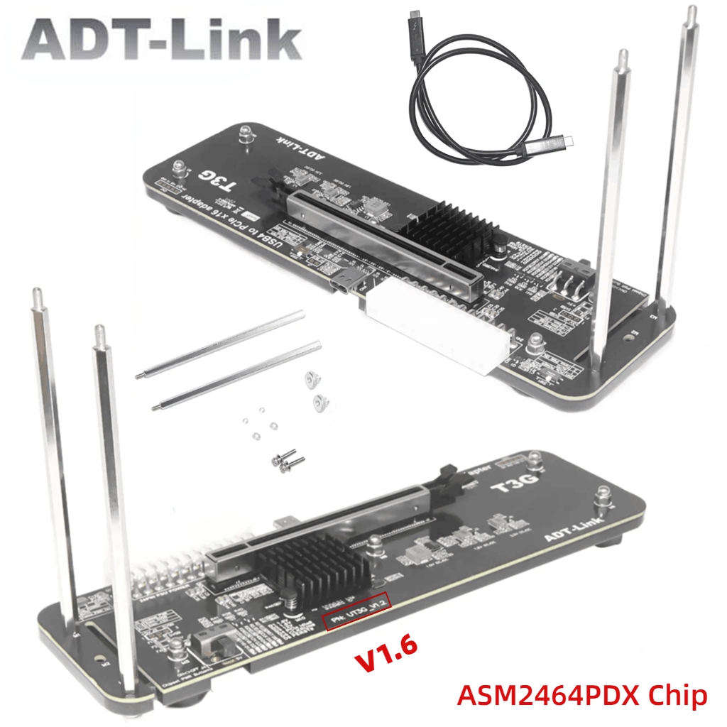 ADT UT3G Voor NUC ITX STX Note - Gpu External Dock Egpu Thunderbolt 4 recensie en prijs