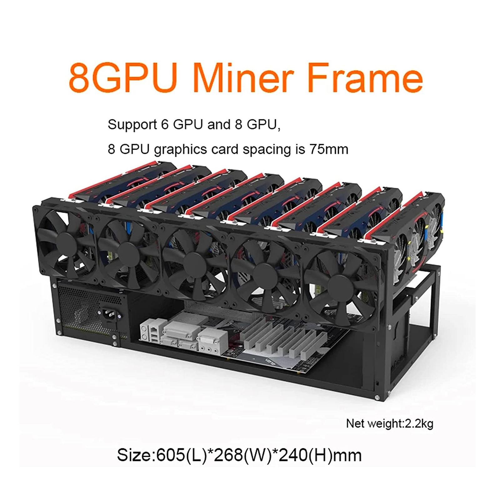 Open frame grafische kaarthoud - Gpu Mining Rig Frame 8 Gpu recensie en prijs