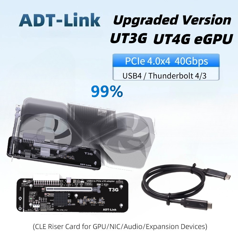 Geüpgradede UT4G UT3G EGPU Thu - Gpu External Dock Egpu Thunderbolt 4 recensie en prijs