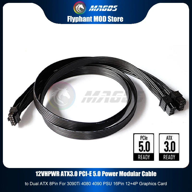 12V HPWR ATX3.0 PCI-E 5.0 Powe - Dual 8Pin To 16Pin 12Vhpwr Cable recensie en prijs
