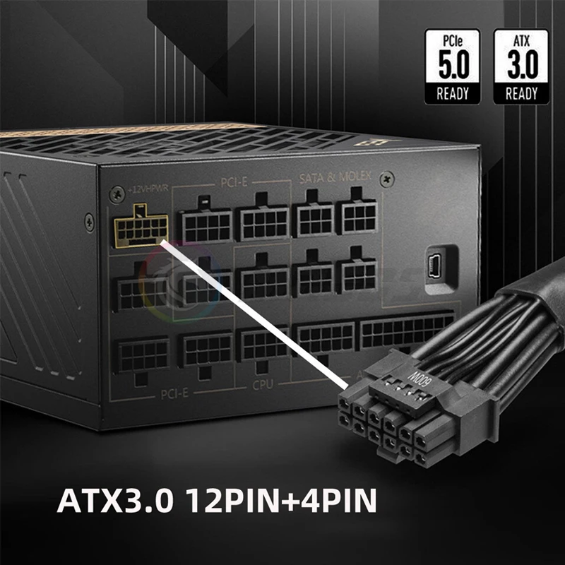 12V HPWR ATX3.0 PCI-E 5.0 Powe - Dual 8Pin To 16Pin 12Vhpwr Cable recensie en prijs