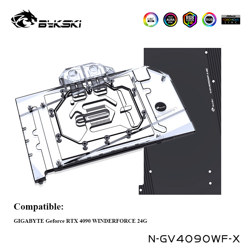 Bykski GPU Waterblok Voor GIGA - Rtx 4090 Water Block recensie en prijs