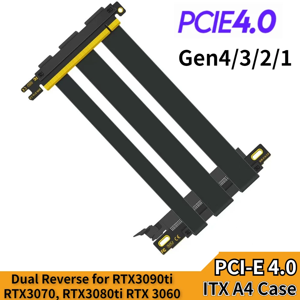Nieuwe PCI Express 4.0 16X Dua - Itx Gpu Riser Pcie 4.0 16X recensie en prijs