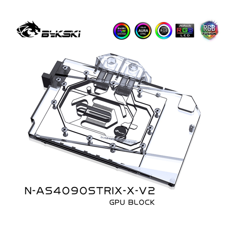 Bykski N-AS4090STRIX-X-V2 /GPU - Rtx 4090 Water Block recensie en prijs