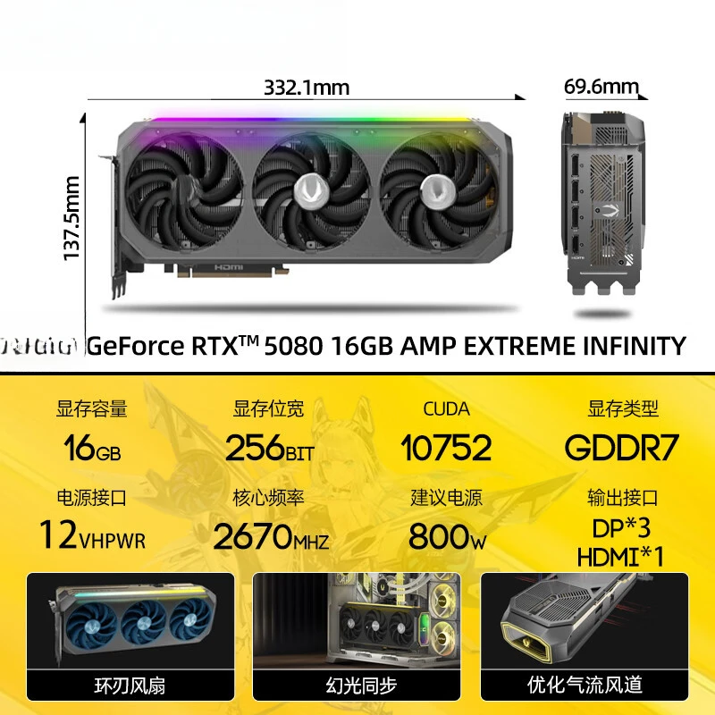 GEFORCE RTX 5080 16GB AMP Desk - Rtx 5080 16Gb recensie en prijs