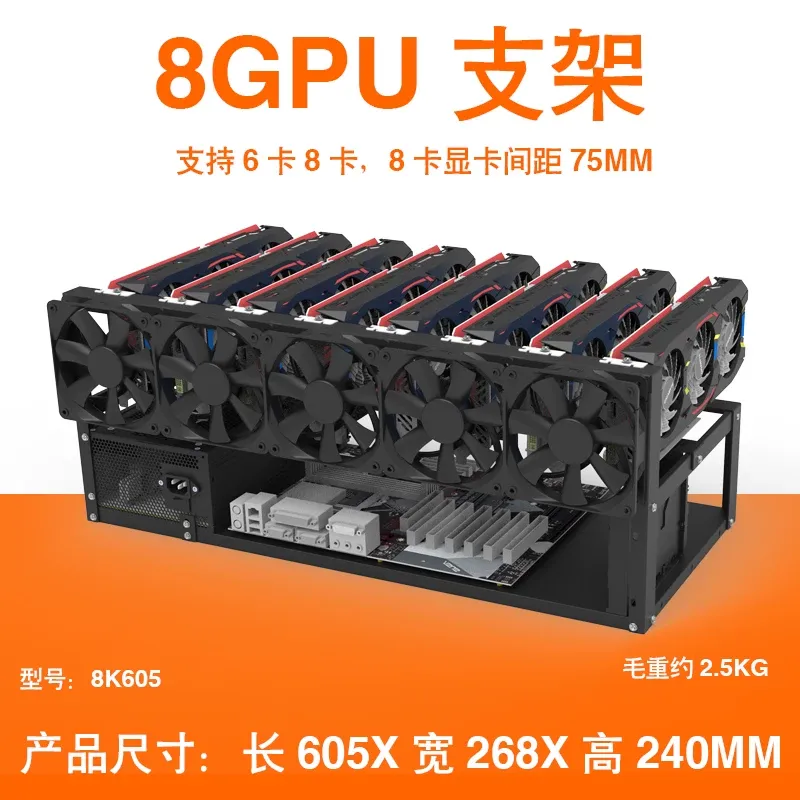 JMZ Grafische Kaart Stand Rack - Gpu Mining Rig Frame 8 Gpu recensie en prijs