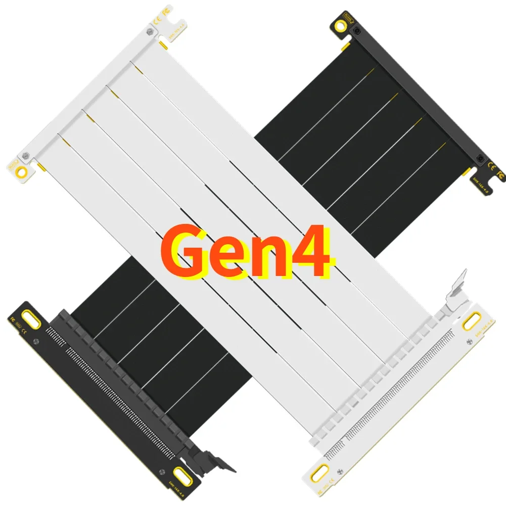 Zwart Wit Dubbele Reverse Vide - Itx Gpu Riser Pcie 4.0 16X recensie en prijs