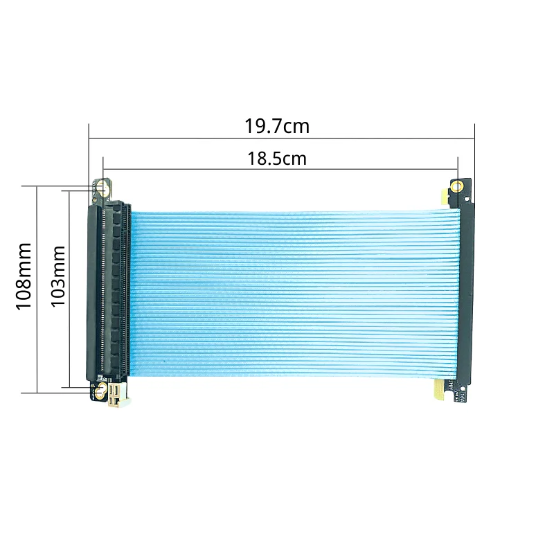 Dual Reverse Pcie 4.0 Riser Ka - Itx Gpu Riser Pcie 4.0 16X recensie en prijs