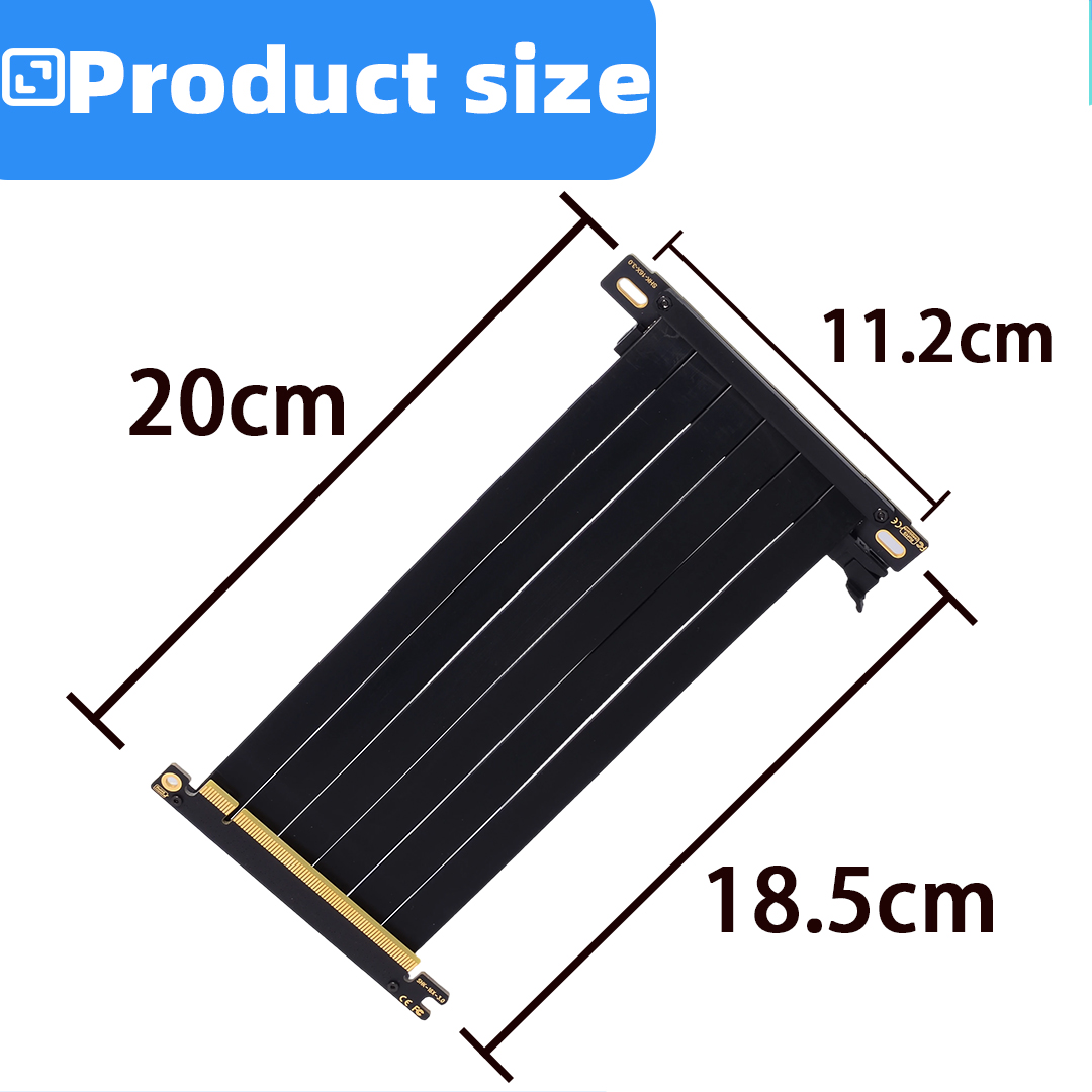 PCIE 3.0 X16 Riser Kabel Dubbe - Pcie 5.0 Gpu Riser Cable recensie en prijs