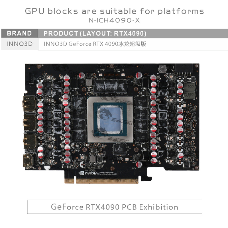 Bykski N-ICH4090-X GPU-waterbl - Rtx 4090 Water Block recensie en prijs