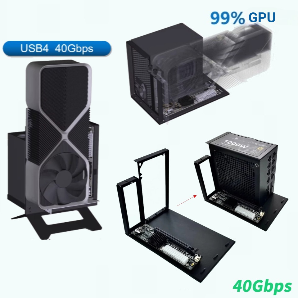 UT4G Externe eGPU Adapter USB4 - Gpu External Dock Egpu Thunderbolt 4 recensie en prijs