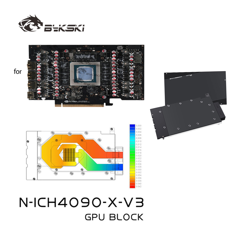 Bykski N-ICH4090-X-V3 GPU-wate - Rtx 4090 Water Block recensie en prijs