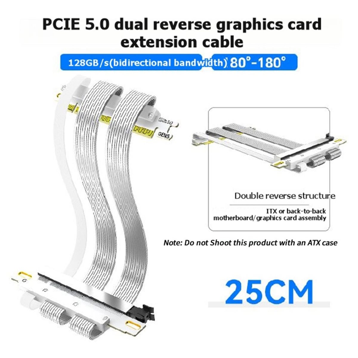 L70A PCIe 5.0 X16 Riser-kabel  - Pcie 5.0 Gpu Riser Cable recensie en prijs